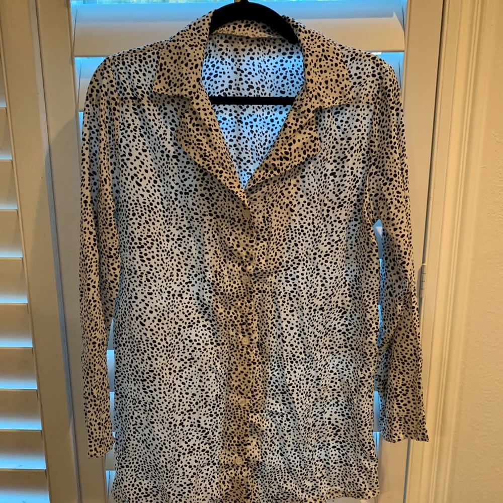 Leopard blouse